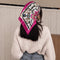 Magenta Equestrian Chain Silk Bandana