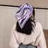 Purple Swirl Retro Silk Bandana