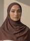 Georgette Hijab - Burnt Umber