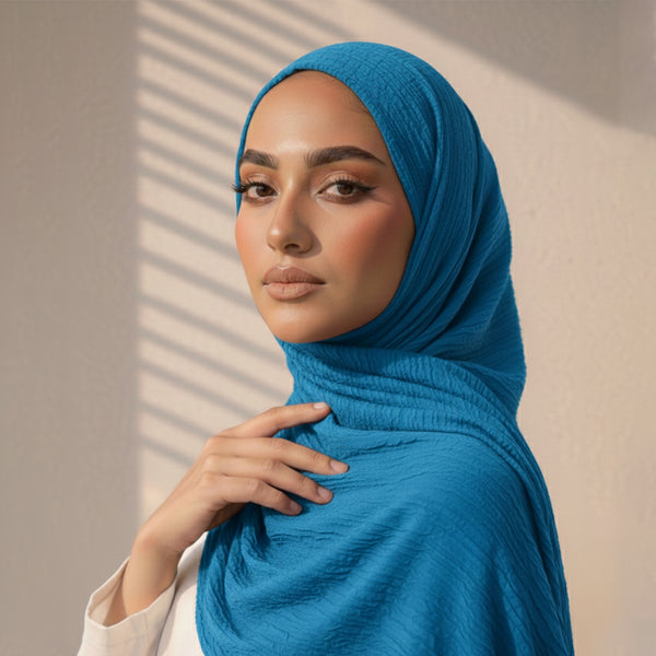 Smooth Crinkle Crimps - Ink Blue