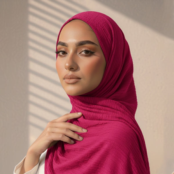 Smooth Crinkle Crimps - Magenta