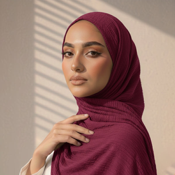 Smooth Crinkle Crimps - PURPLE BERRY