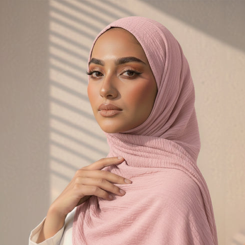 Smooth Crinkle Crimps - BABY PINK