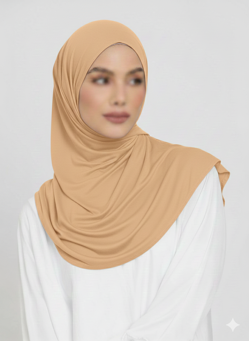mustard hijab