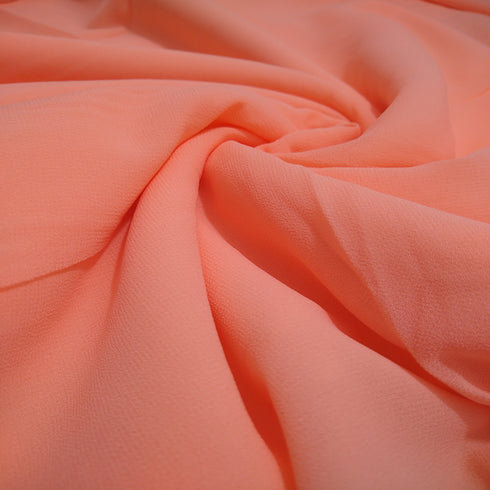 Georgette Hijab – Coral - Scarfs.pk