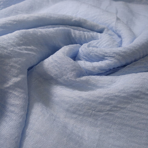 Smooth Crinkle Crimps - Ice Blue - Scarfs.pk