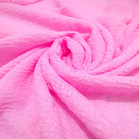 Smooth Crinkle Crimps - BABY PINK - Scarfs.pk