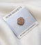 Light Brown Flowers Style Magnet Pin - Scarfs.pk