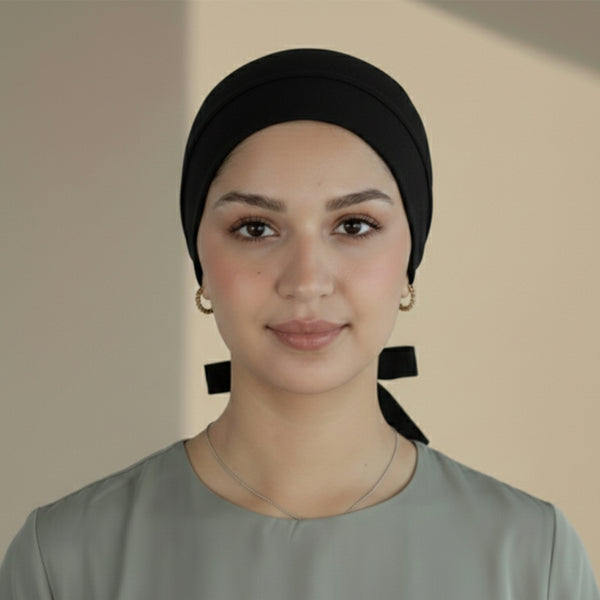 Tie-Back Underscarf - Black