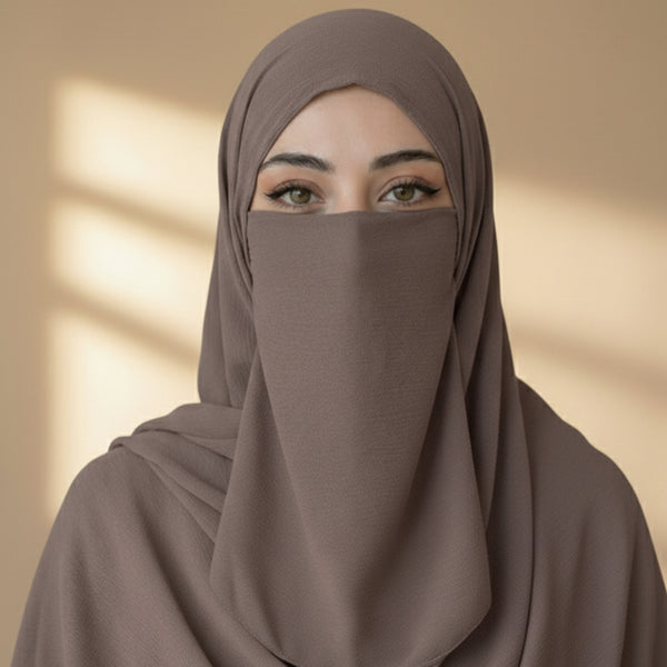 Half Niqab - Brown Baby