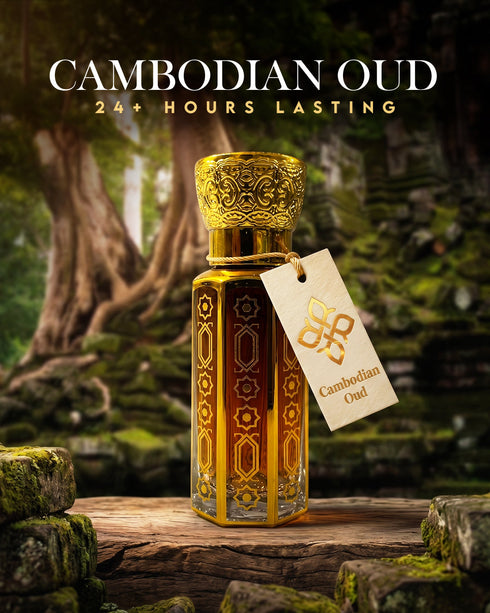 Premiun Oud Cambodia Attar | 100% Pure Rich & Exotic Fragrance