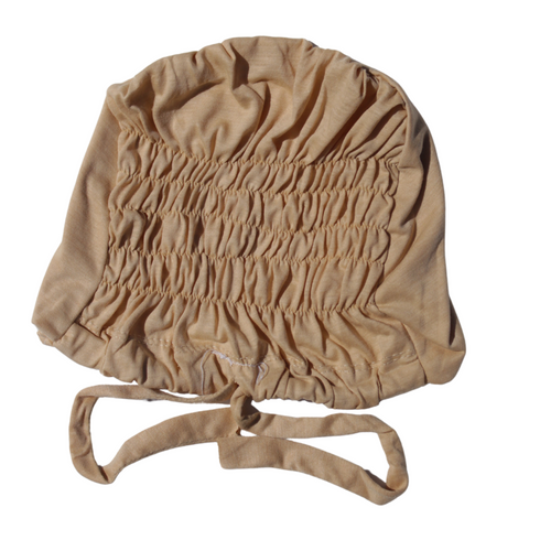 Criss Cross Cap - Beige - Scarfs.pk