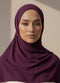 Georgette Hijab – Dark Purple