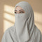Half Niqab - Pure White