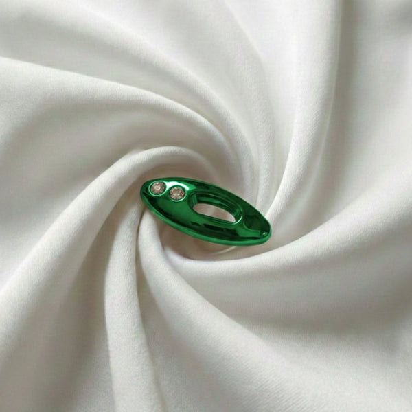 Scarfs Clip Pin Green