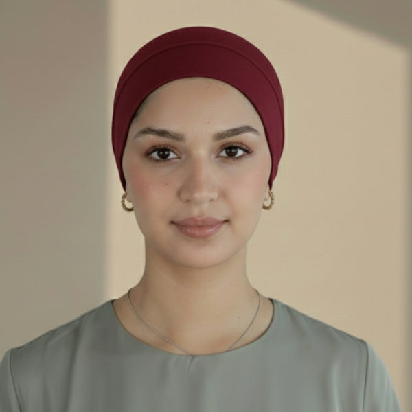 Tube Underscarf Maroon