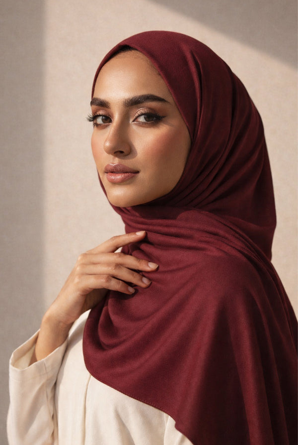 Modal Hijab - Maroon