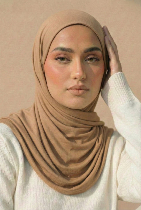 Jersey Hijab - Mustard