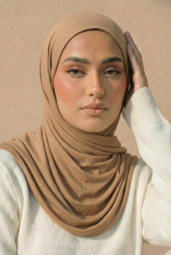 Jersey Hijab - Mustard