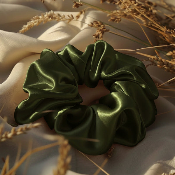 Scrunchie Hair Tie - Olive