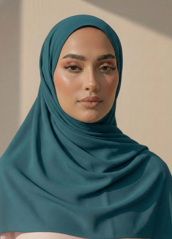 Georgette Hijab – Sea Green