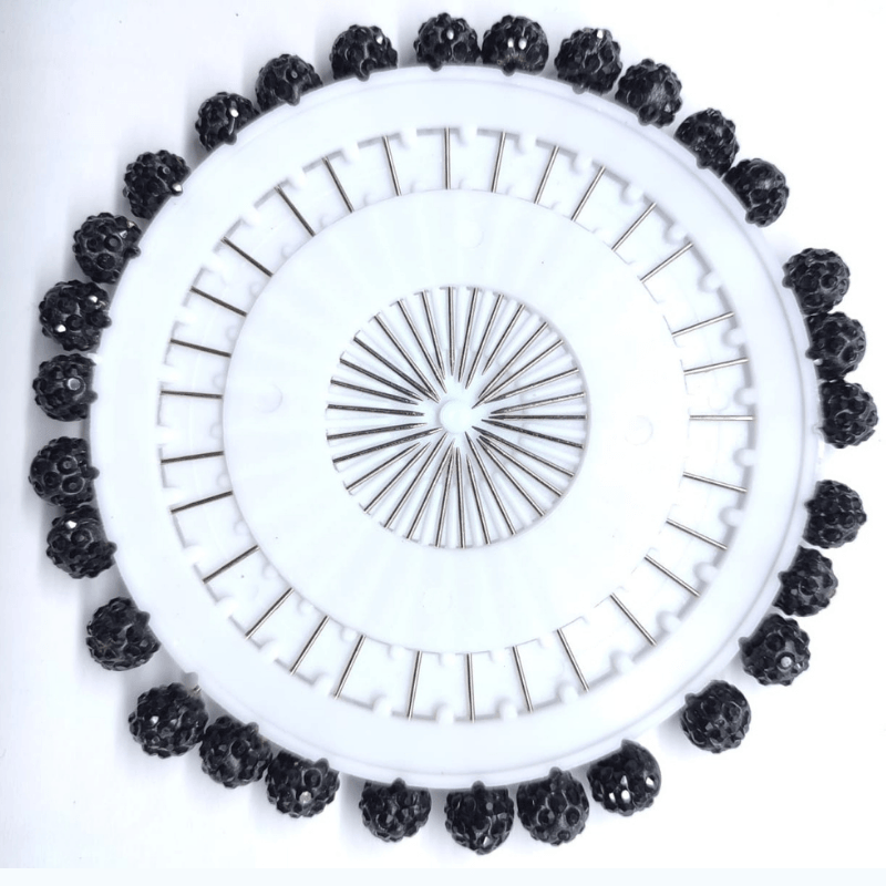 Black Pearl Clip Scarfs - Scarfs.pk