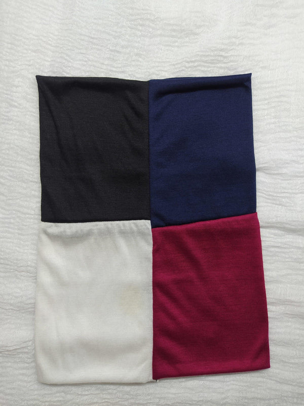 1 in 4 Multi Color Underscarf - Scarfs.pk