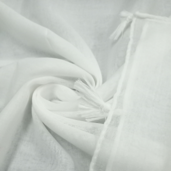 Lawn Tassels – Pure White - Scarfs.pk