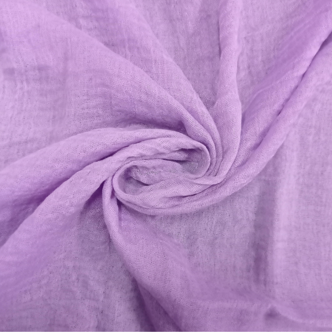 Smooth Crinkle Crimps - Light Purple - Scarfs.pk