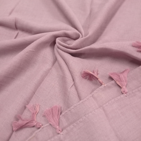 Lawn Tassels – Soft Pink - Scarfs.pk