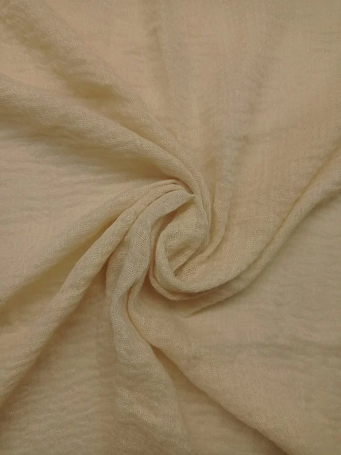 Smooth Crinkle Crimps -SOFT CREAM - Scarfs.pk