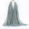 Smooth Crinkle Crimps - STONE GREY - Scarfs.pk