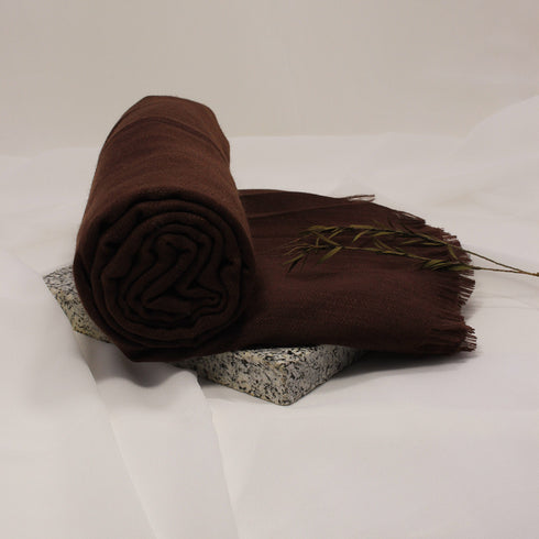Turkish Lawn - Chestnut Brown - Scarfs.pk