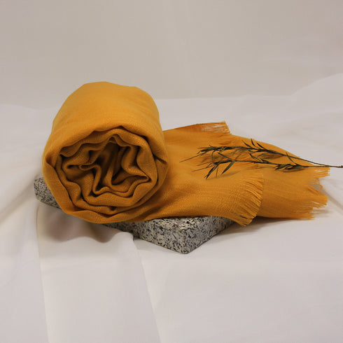Turkish Lawn Mustard - Scarfs.pk
