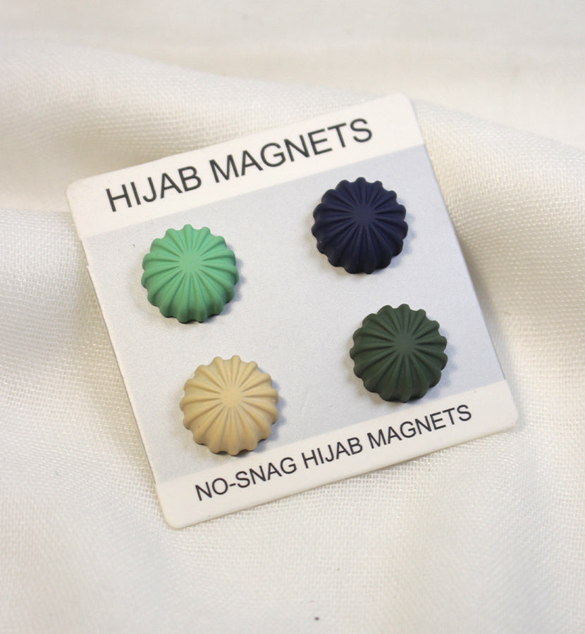 Pack of 4 Sun Flowers Style Magnet Pin