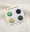 Pack of 4 Sun Flowers Style Magnet Pin - Scarfs.pk