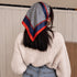 Nautical Stripe Navy Silk Bandana