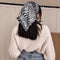 Black & White Zebra Wave Silk Bandana