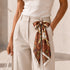 Mocha Equestrian Chain Silk Bandana