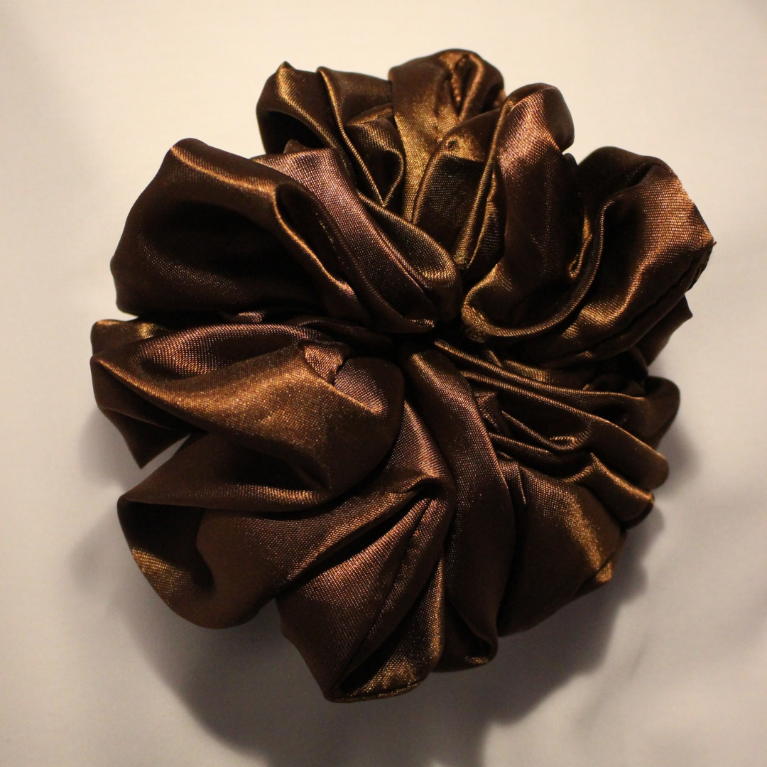 Scrunchie Hair Tie - Brown