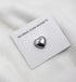 Silver Heart Magnet Pin - Scarfs.pk