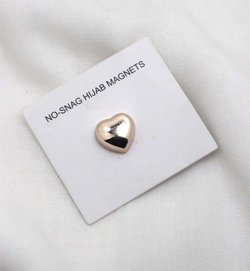 Golden Heart Magnet Pin