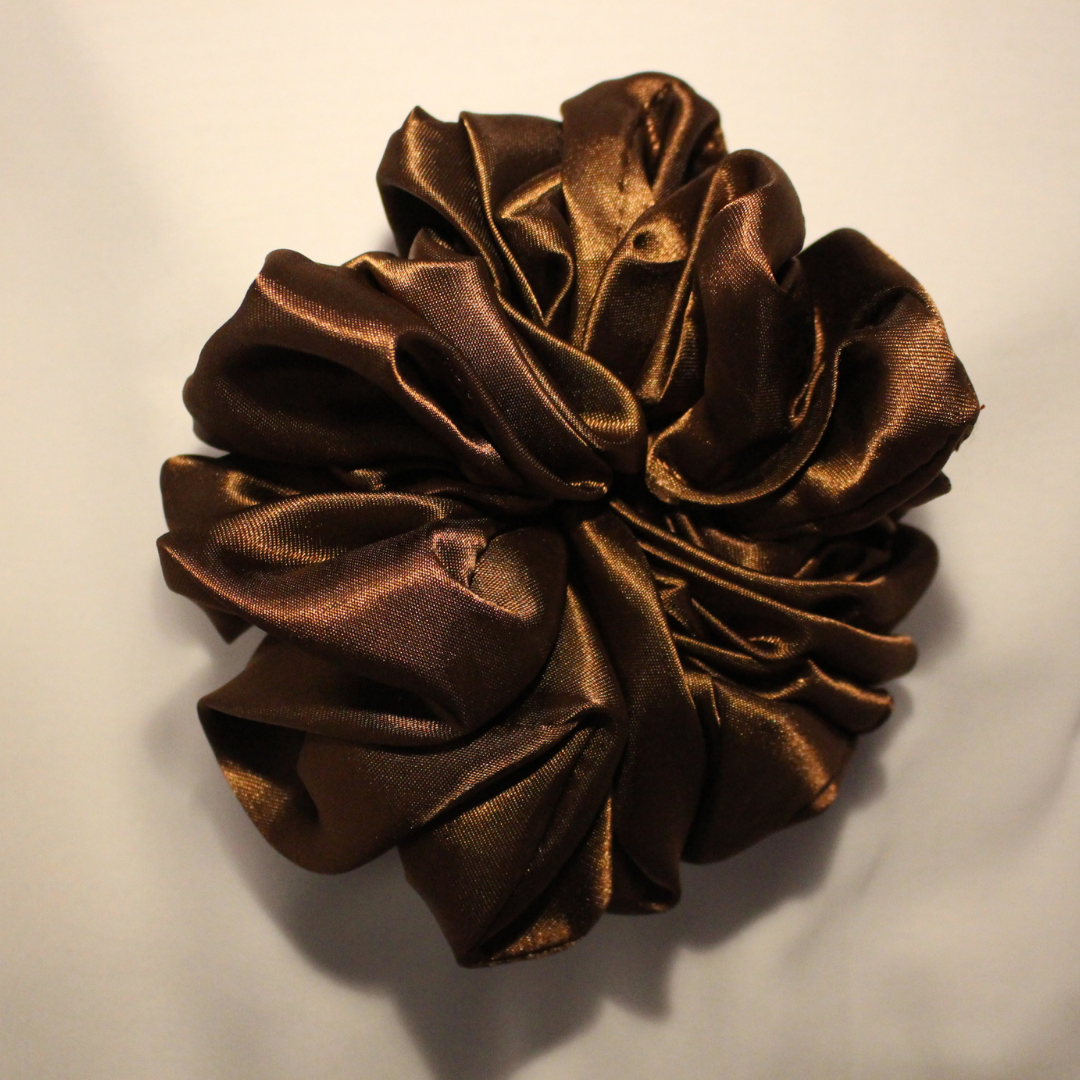 Scrunchie Hair Tie - Brown