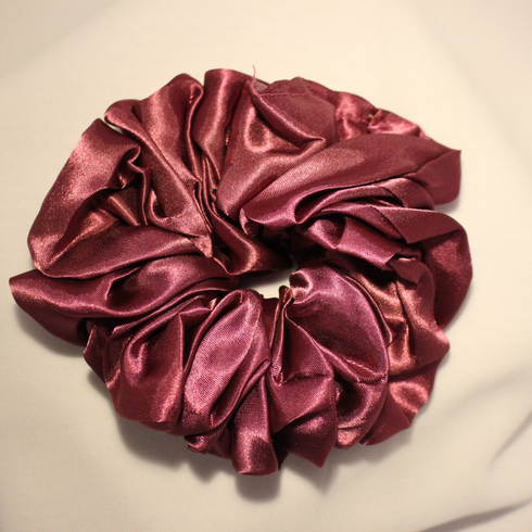 Scrunchie Hair Tie - Magenta - Scarfs.pk