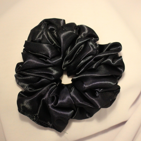 Scrunchie Hair Tie - Dark Navy Blue - Scarfs.pk