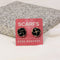 Black Flower Scarfs Magnetic Pin - Scarfs.pk
