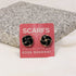 Black Flower Scarfs Magnetic Pin - Scarfs.pk