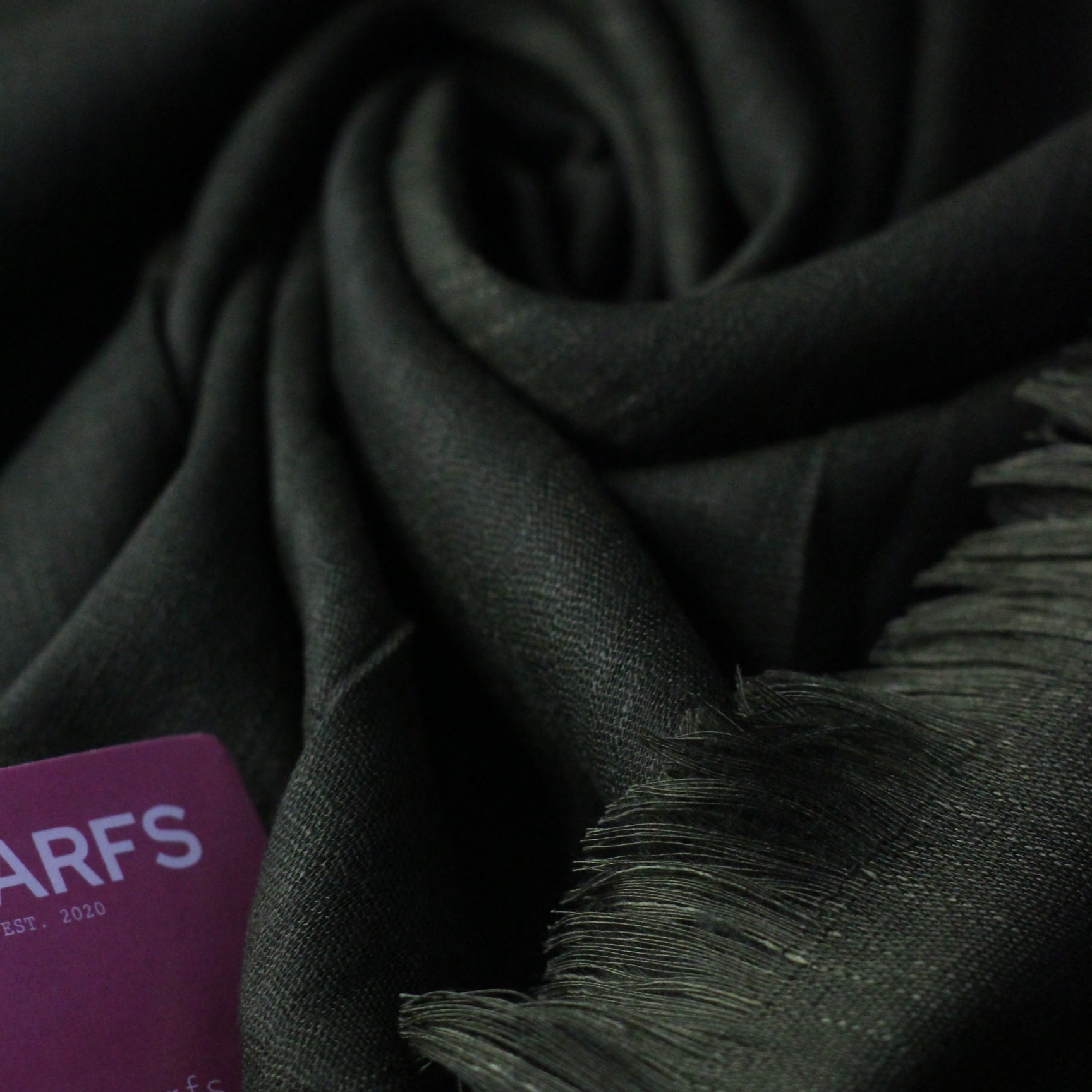 Turkish Lawn - Dark Olive Green -SCARFS.PK