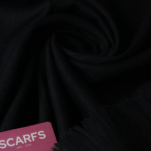 Turkish Lawn - Black - Scarfs.pk