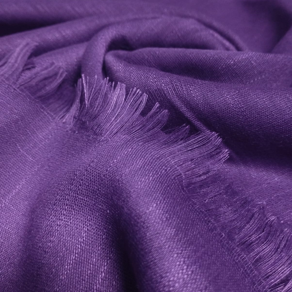 Turkish Lawn - Dark Purple - M - Scarfs.pk